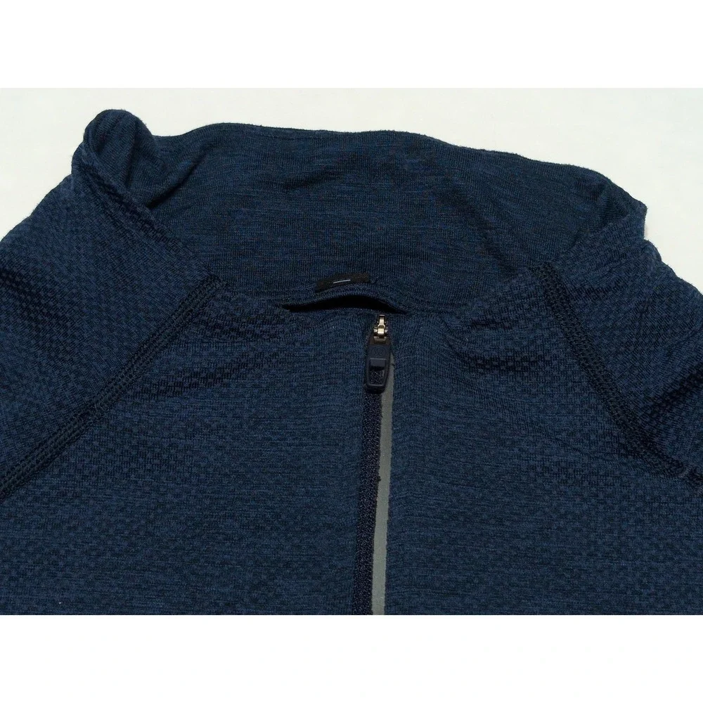 LULULEMON Tampa Bay Lightning NHL Metal Vent Tech 1/4 Zip Pullover Blue Large L